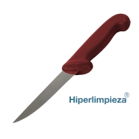 Cuchillo profesional detectable deshuesar 152mm MT052 rojo