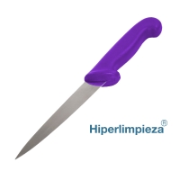 Cuchillo profesional detectable fileteador 165mm MT053 morado
