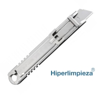 Cúter detectable autorretráctil MK125 inox