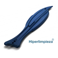 Cúter detectable desechable gancho con cortacintas MK108 azul