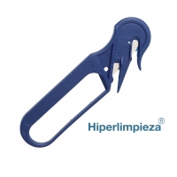 Cúter detectable embalajes con punta MK106 azul