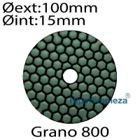 Disco diamantado H diámetro 100mm grano 800