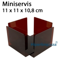 Dispensador de servilletas metacrilato 2 uds 1