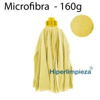 Fregona microfibra tiras amarillo 160g