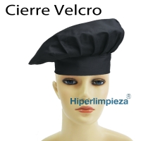 Gorros chef negro 2uds