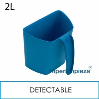 Jarra recogedora detectable apilable 2L azul 1