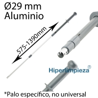 Mango telescópico alimentario aluminio 575-1390mm 1