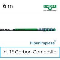 Mango telescópico nLITE Carbon Composite 6 m UNGER 1