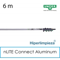 Mango telescópico nLITE Connect Aluminio 6 m UNGER