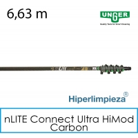 Mango telescópico nLITE Connect Ultra HiMod Carbono 6,63 m UNGER