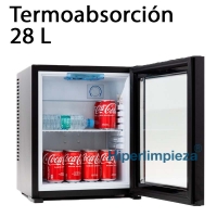 Minibar termoabsorción Galicia Cristal 28L Negro 1