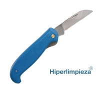 Navaja detectable espalda recta MT042 azul