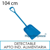 Pala 104 cm detectable industria alimentaria azul