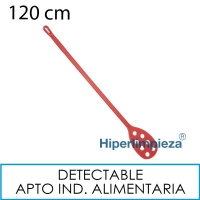 Pala agujeros 120cm detectable alimentaria rojo