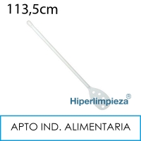 Pala blanca con agujeros apta industria alimentaria