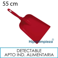 Pala de mano 55 cm detectable alimentaria rojo