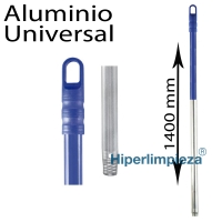 Palo de aluminio universal 1400 mm azul