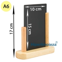 Pizarra de mesa Elegant natural A6 1