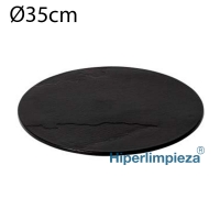 Plato pizarra redondo PP 35cm
