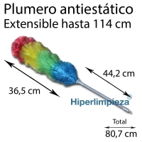 Plumero antiestático extensible