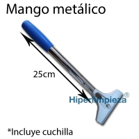 Rascador de suelos mango metalico 25 cm