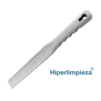 Rasqueta agitador detectable sin orificios 260x40mm M517 blanco