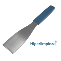Rasqueta detectable hoja inox y mango azul 250x50mm M586