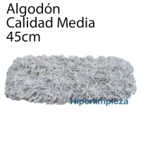 Recambio de mopa industrial de algodon 45 cm