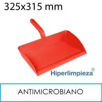 Recogedor antimicrobial de mano abierto alimentaria rojo