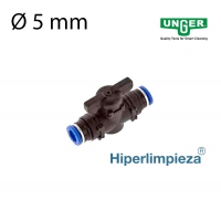 Regulador de flujo de agua Ø5 mm UNGER