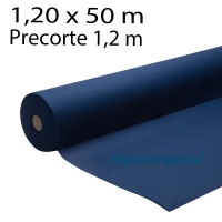 Rollo mantel 1,20x50m precorte 1,2m Azul oscuro