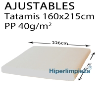 Sábanas desechables ajust. PP 171x226cm 50uds