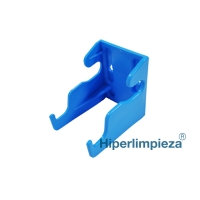 Soporte de pared para vaciado fácil azul 1