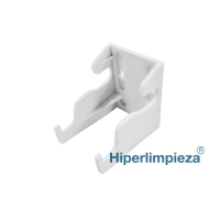 Soporte de pared para vaciado fácil blanco 1