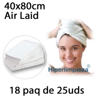 Toallas desechables airlaid 40x80cm 450uds