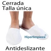100 pares Zapatillas desechables cerradas rizo antideslizante