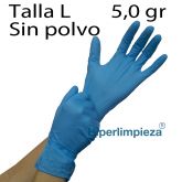 1000 guantes nitrilo azul 5 gr talla L