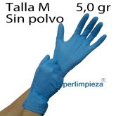 1000 guantes nitrilo azul 5 gr talla M