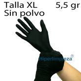 1000 guantes nitrilo extra negro 5,5 gr talla XL