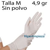 1000 uds guantes de látex blanco sin polvo TM