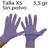 1000 uds Guantes de nitrilo violeta 3,5 gr TXS