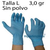 1000 uds guantes nitrilo azul 3 g talla L