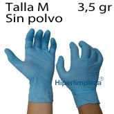 1000 uds guantes nitrilo azules 3,5g talla M
