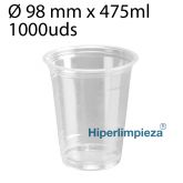 1000 vasos desechables 475 ml diámetro 98 mm