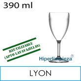 12 copas reutilizables Lyon PC 390 ml