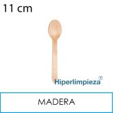 1200 cucharas de café de madera 110mm