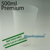 150 vasos combi Premium PP 500ml reutilizables