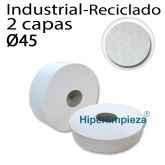 18 Rollos Papel Higienico 130m Industrial Reciclado