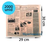 2000 hojas antigrasa periódico kraft 29x30cm