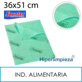 25 Bayetas fibras sintéticas Spontex 80g 36x51cm verde